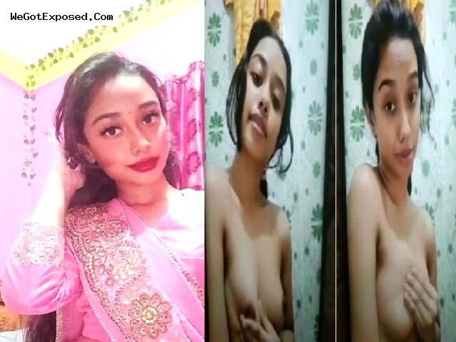 Cigarette smoking Bengali college girl nude in bathroom