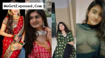 Hot Punjabi Bhabhi in Red Suit Fingering Pussy for BF on VC