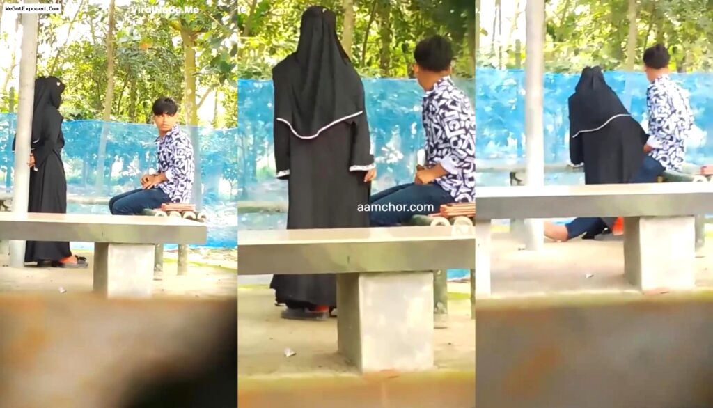 Hijabi GF Sucks Dick and Fucks in a Public Park, MMS Viral