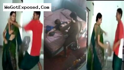 Hot Milf Tamil Bhabhi dance with Nandoie and fucked at Night Caught In CCTV