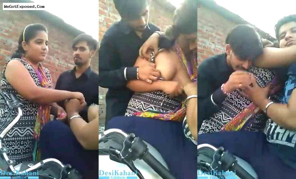 Punjabi Two Boys Pressing Cute Girl Boobs Leaked Video