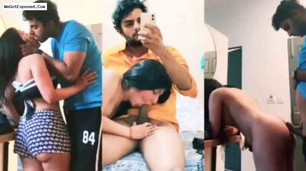 Desi MMS girlfriend wild secret affair with a thick cock